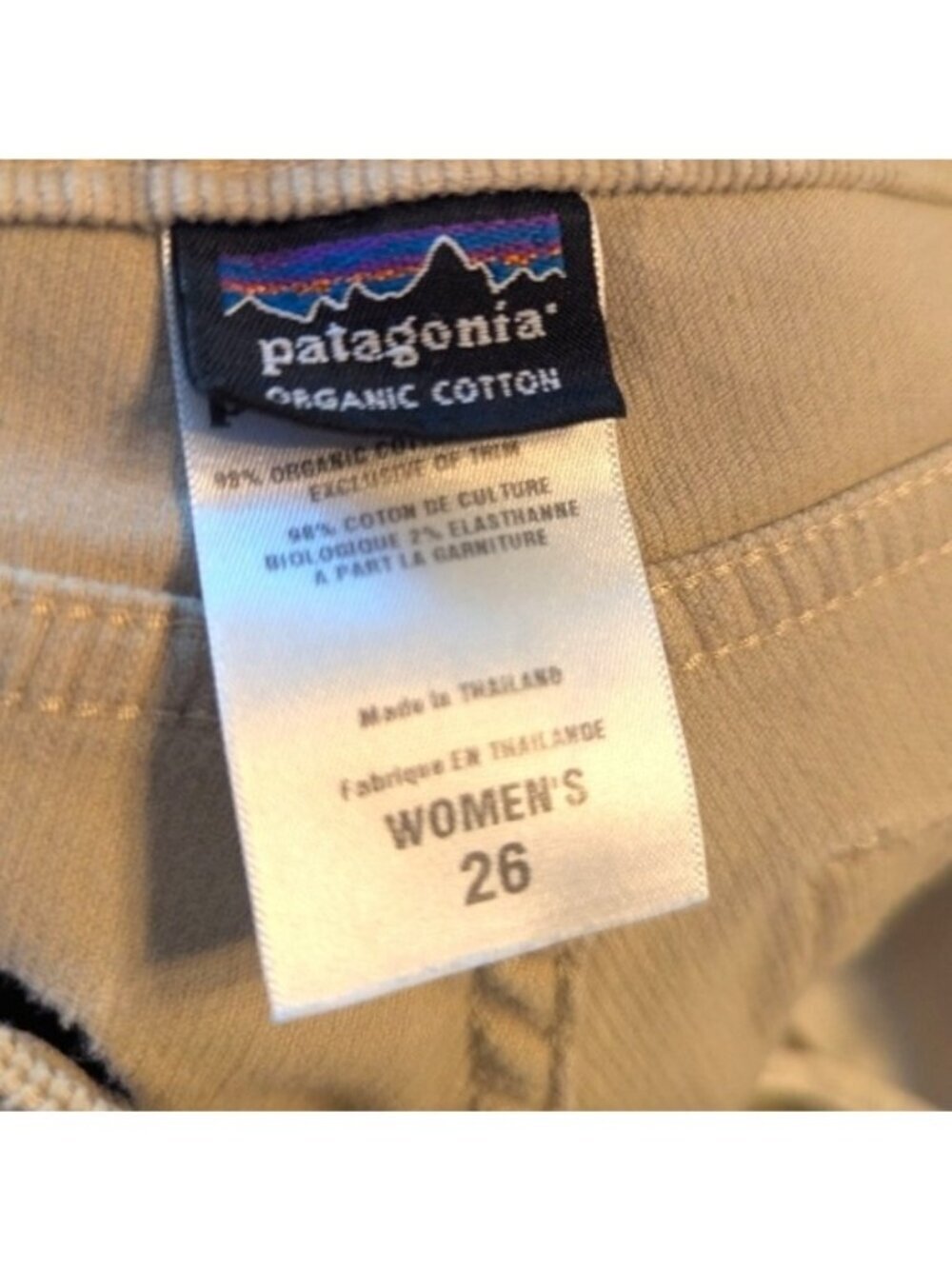 Patagonia Organic Cotton Corduroy Straight Leg Pants 26 - Picture 3 of 3